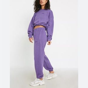 Urban Outfitters iets frans purple drawstring sweatpants